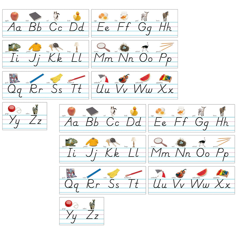 North Star Teacher Resources Photo & Modern Manuscript Alphabet Lines Bulletin Board Set, 2 Sets (NST9010-2)