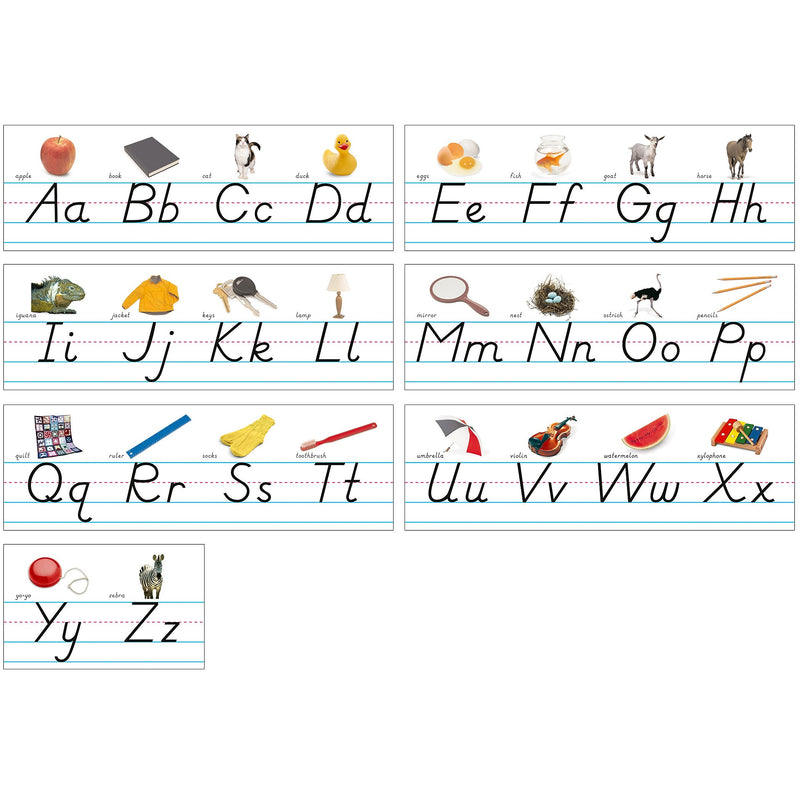 North Star Teacher Resources Photo & Modern Manuscript Alphabet Lines Bulletin Board Set, 2 Sets (NST9010-2)
