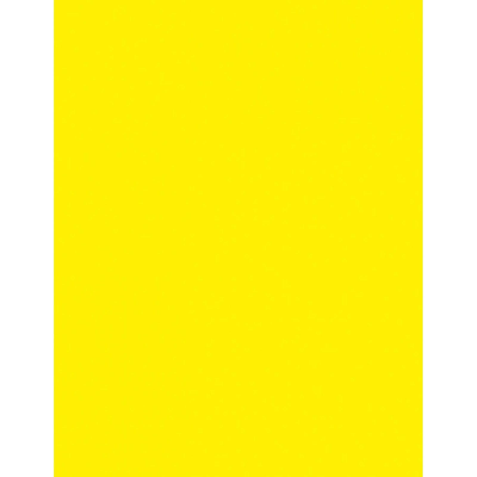 Pacon Card Stock, Lemon Yellow, 8-1/2" x 11", 100 Sheets Per Pack, 2 Packs (PAC101172-2)