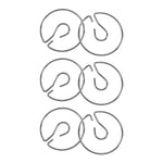 Pacon Chart Stand Rings, Metal, 4", 2/Pack, 3/Bundle  (PAC74440-3)