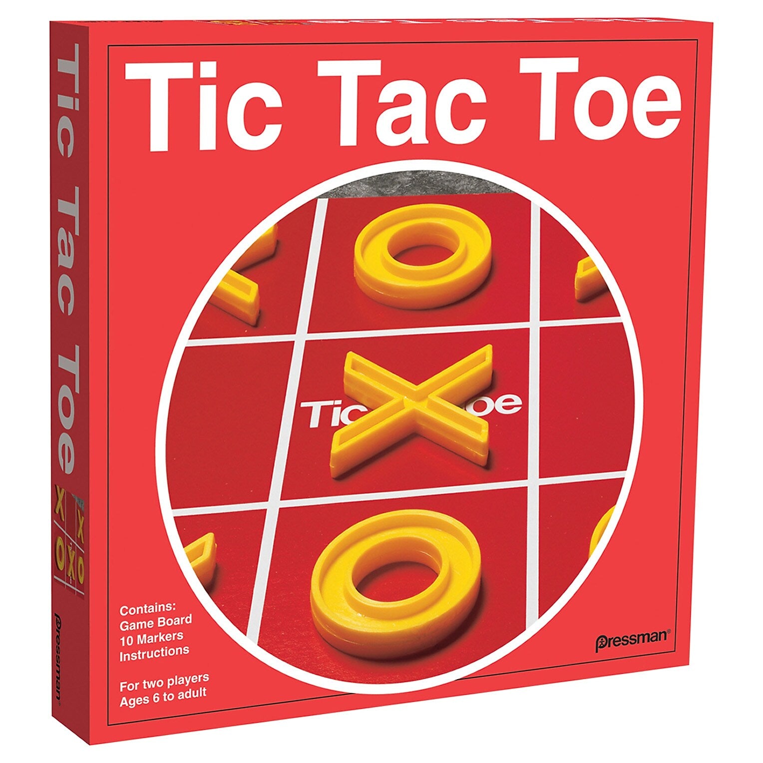 Pressman Tic Tac Toe Board Game, Pack of 6 (PRE150512-6)