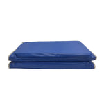 KinderMat 3-Fold Vinyl Basic Mat, 45" x 19", Red/Blue with Gray Binding, 2/Bundle (PZ-KM110-2)