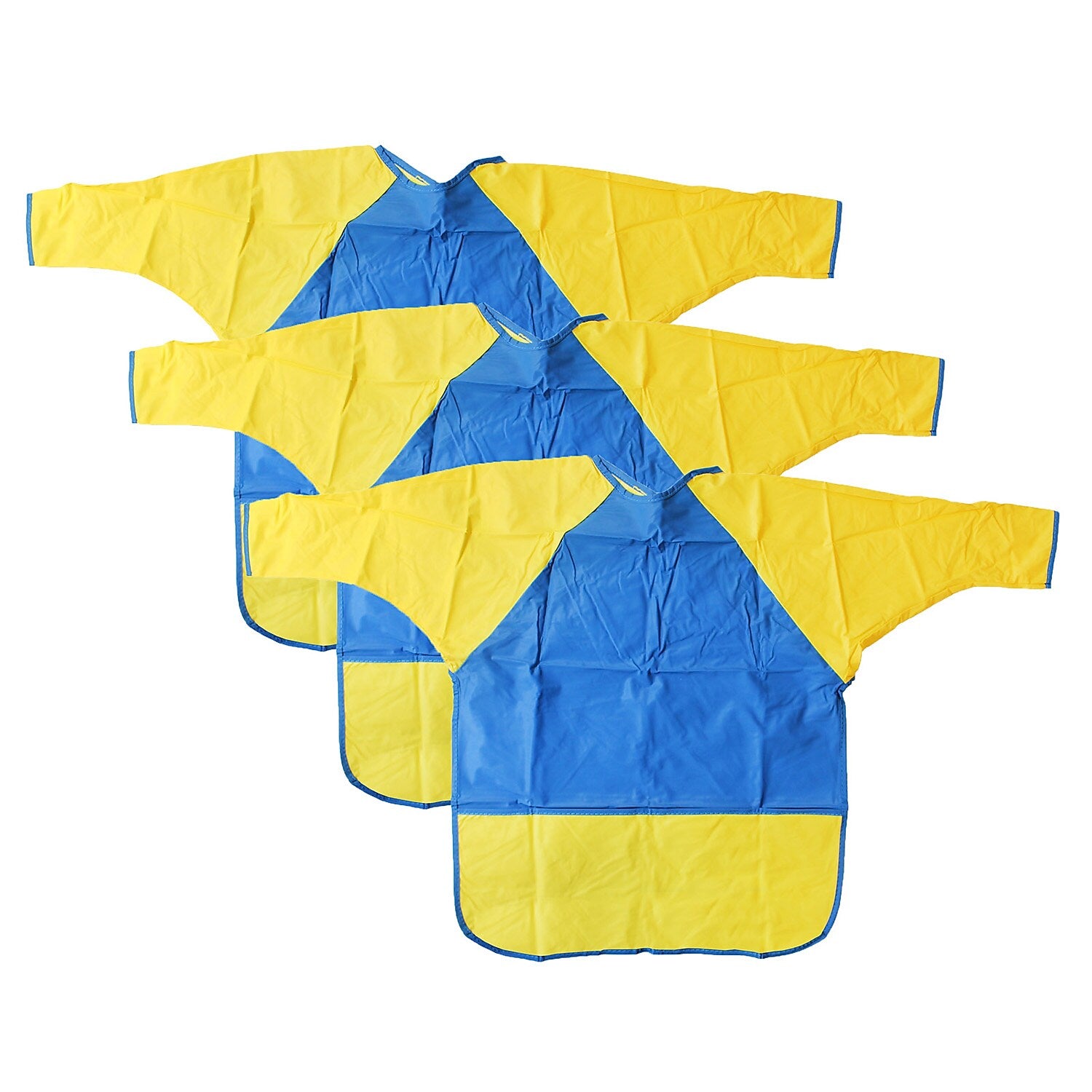 KinderMat KinderSmock Full Protection, Ages 6-8, Pack of 3 (PZ-LS3-3)
