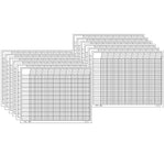 Creative Shapes Etc. Horizontal Chart White, Pack of 12 (SE-3386-12)