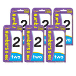 Trend Enterprises Numbers 0-100 Pocket Flash Cards, 6 Packs (T-23040-6)