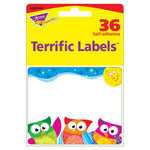 TREND Owl-Stars! Terrific Name Tag/Labels, 36 Per Pack, 6 Packs (T-68117-6)