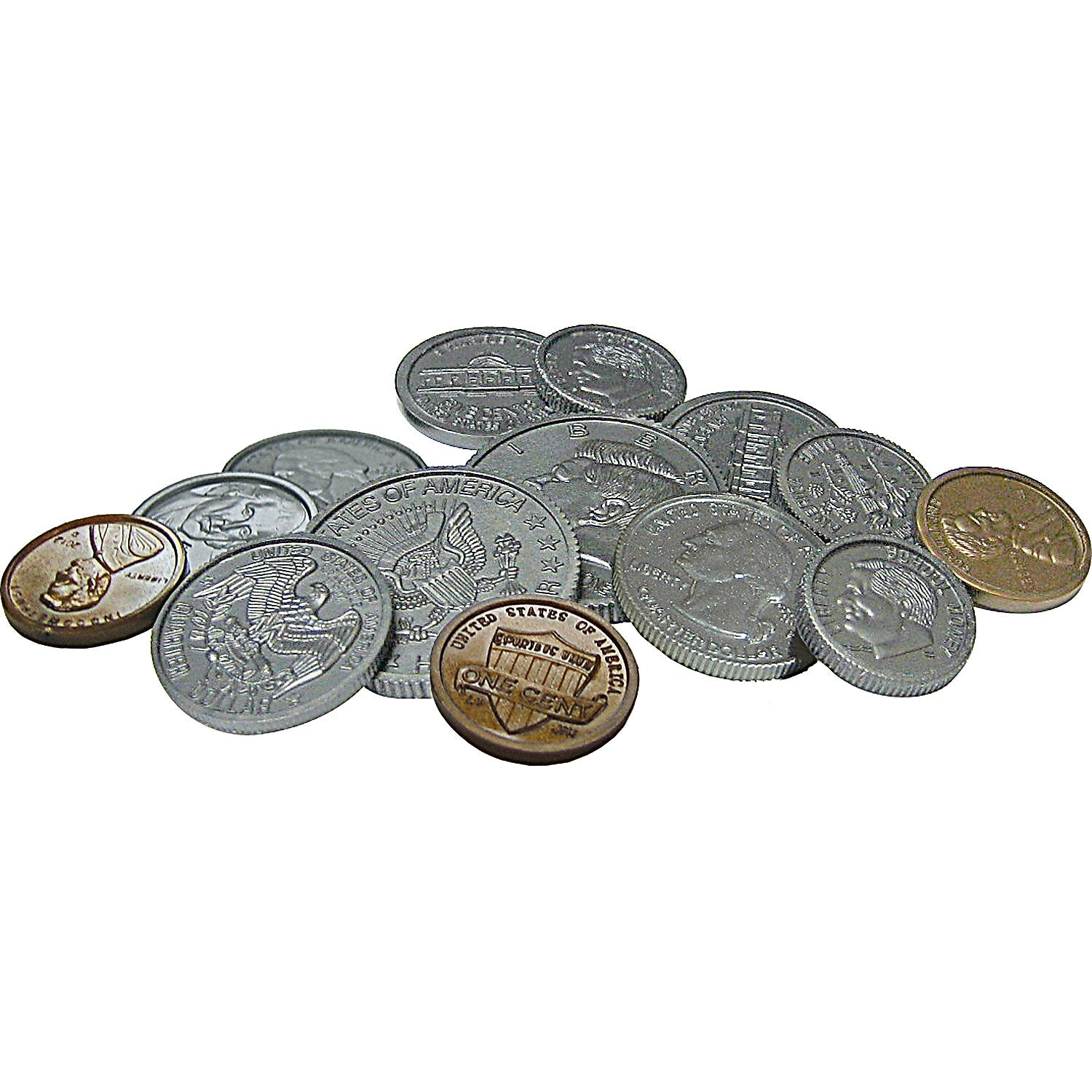 Teacher Created Resources Play Money: Assorted Coins, Pack of 6 (TCR20639-6)
