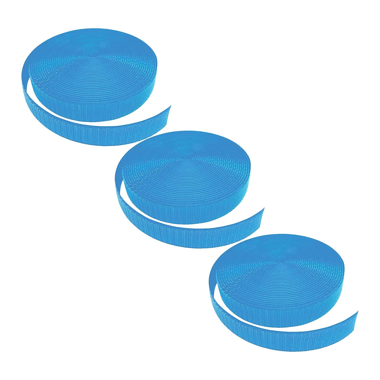 Teacher Created Resources® Spot On Aqua Carpet Marker Strip, 25 Feet, Pack of 3 (TCR77456-3)