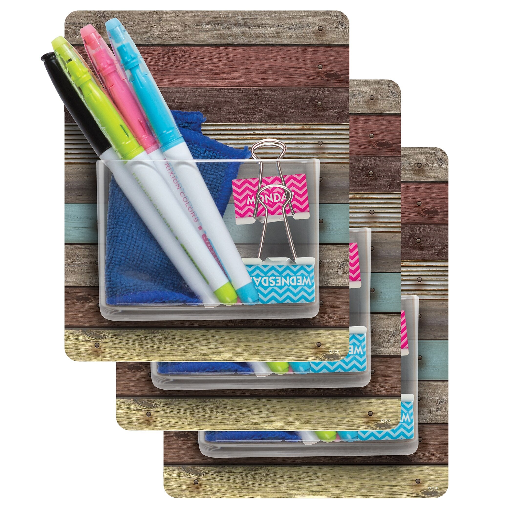 Teacher Created Resources Clingy Thingies Home Sweet Classroom Storage Pocket, Pack of 3 (TCR77879-3)