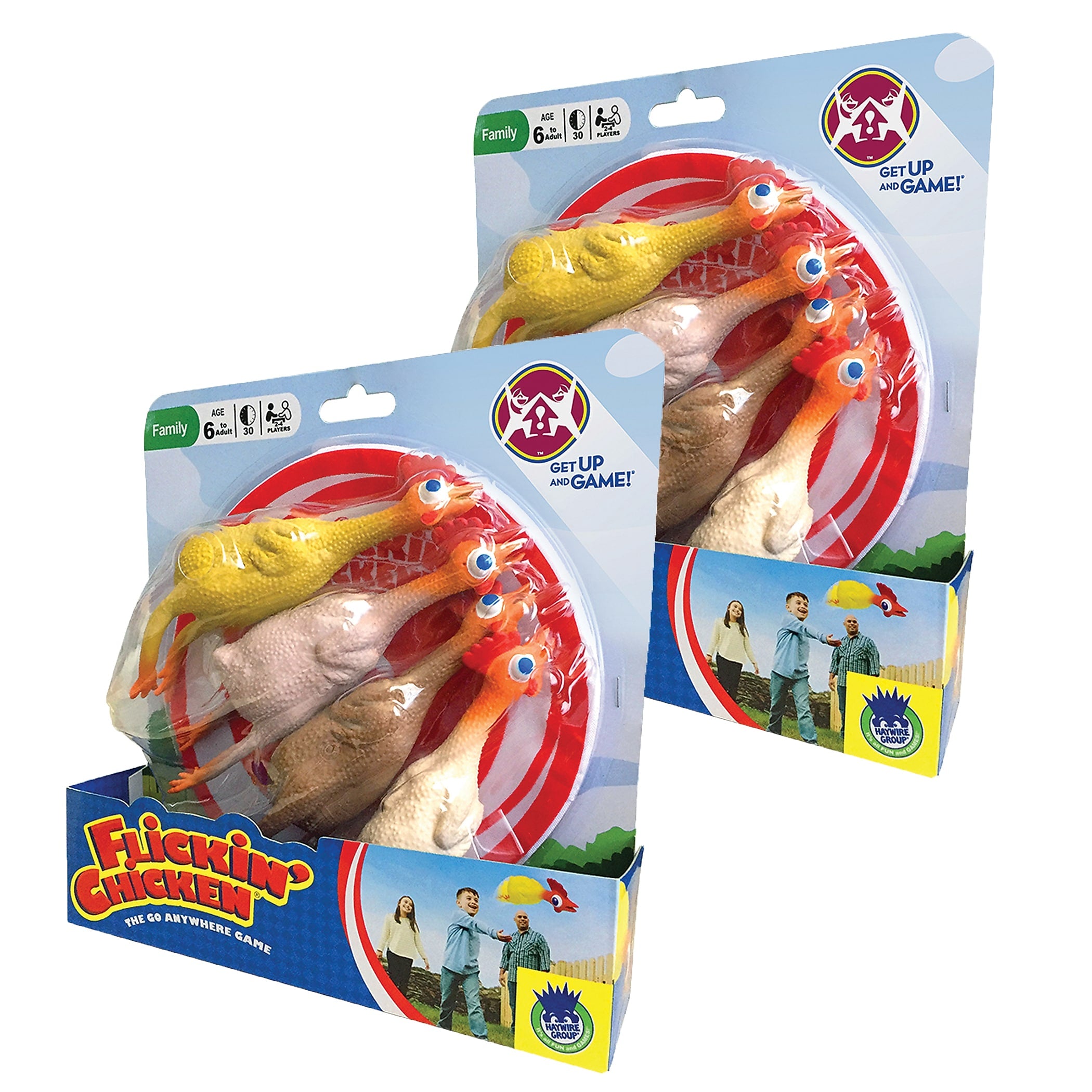 University Games Flickin' Chicken, Pack of 2 (UG-01057-2)