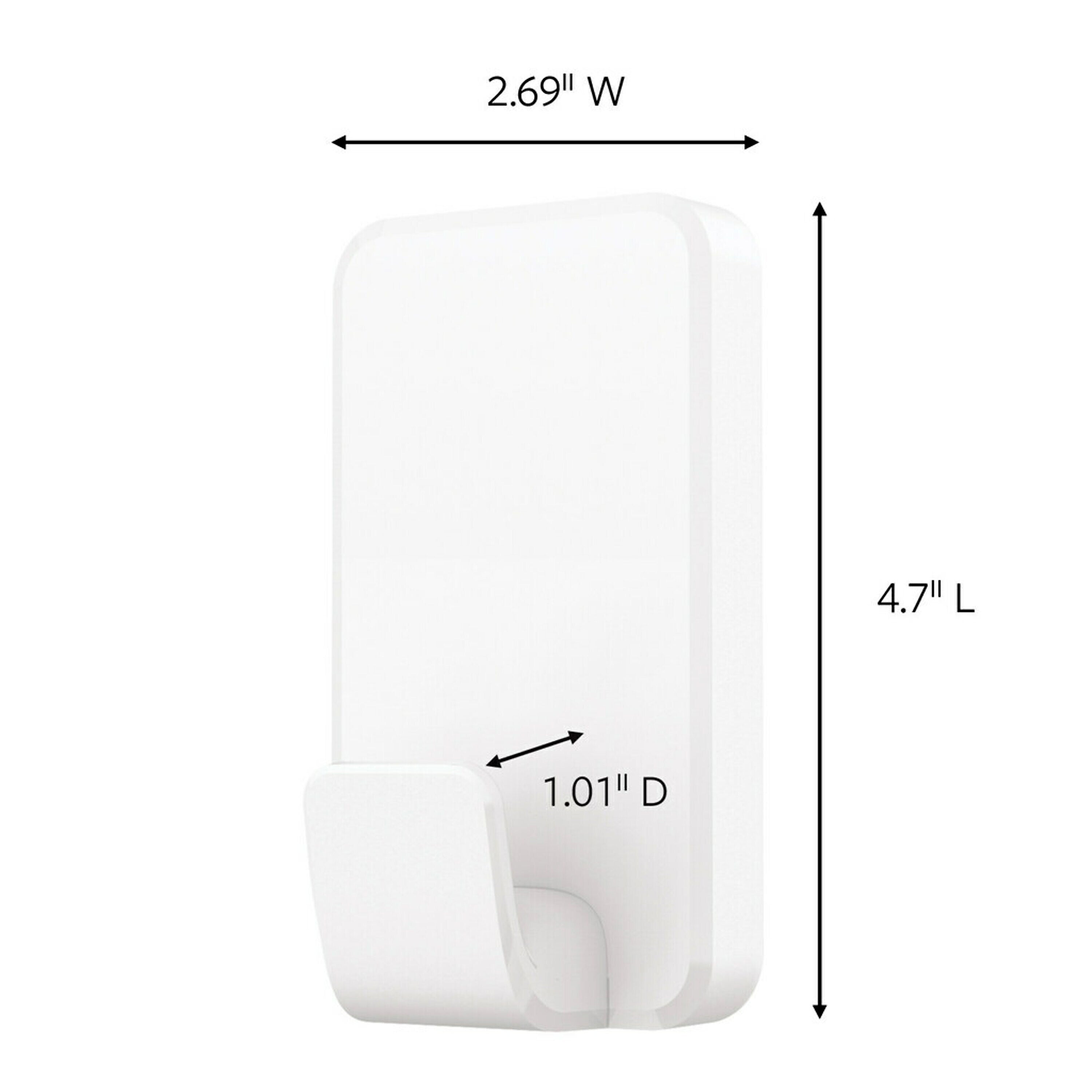 Command Extra Large Utility Hooks, 15 lb., White, 2/Pack (17011-2ES)