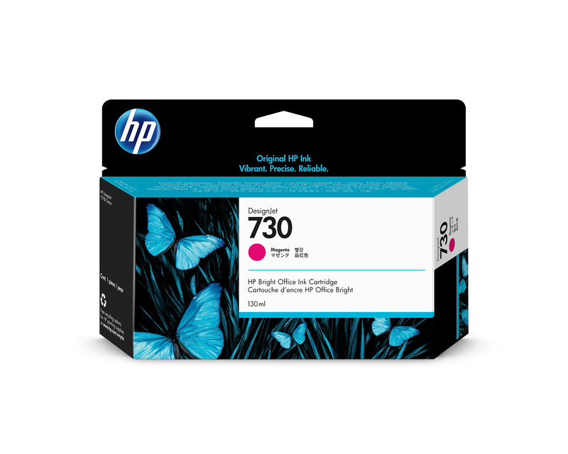 HP 730 Magenta Standard Yield Ink Cartridge (P2V63A)