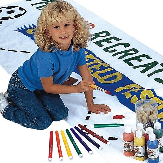 S&S Worldwide Color Me Banner 3' x 10' (FF060)
