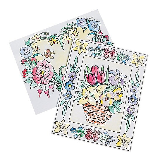 S&S Easy Way Pictures Florals, 24/Pack (GP3225)