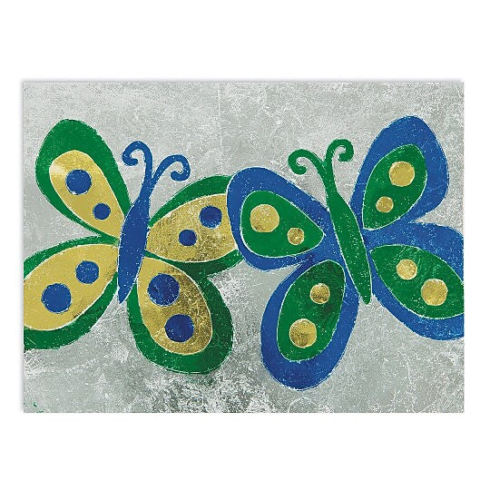 S&S Worldwide Foil Leaf Animals Craft Kit, 24/Pack (CF-14093)