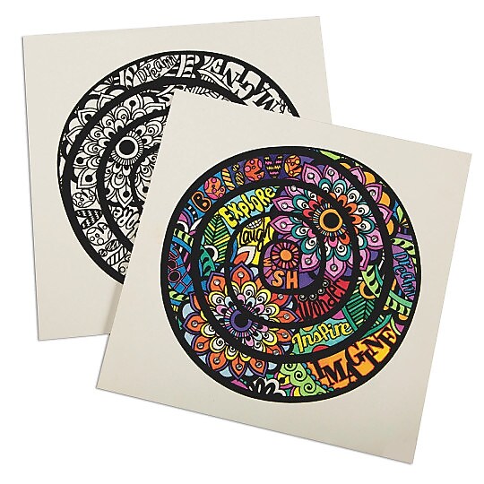 S&S Worldwide, Velvet Inspiration Mandala, Craft Supplies, (PS1420)