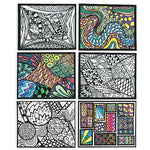 S&S Worldwide, Abstract Velvet Art, (PS1421)