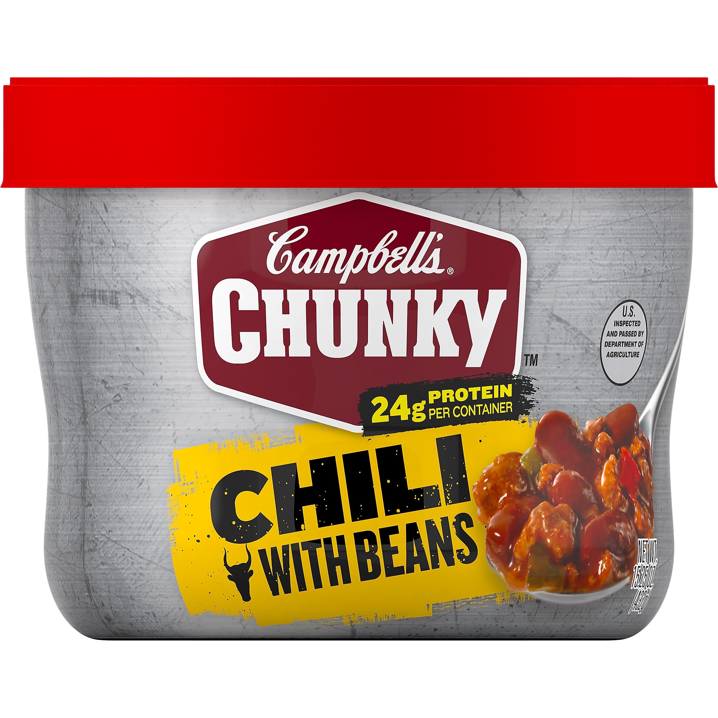 Campbell's Beef and Bean Chili Soup, 15.25 oz., 8/Box (351-00009)