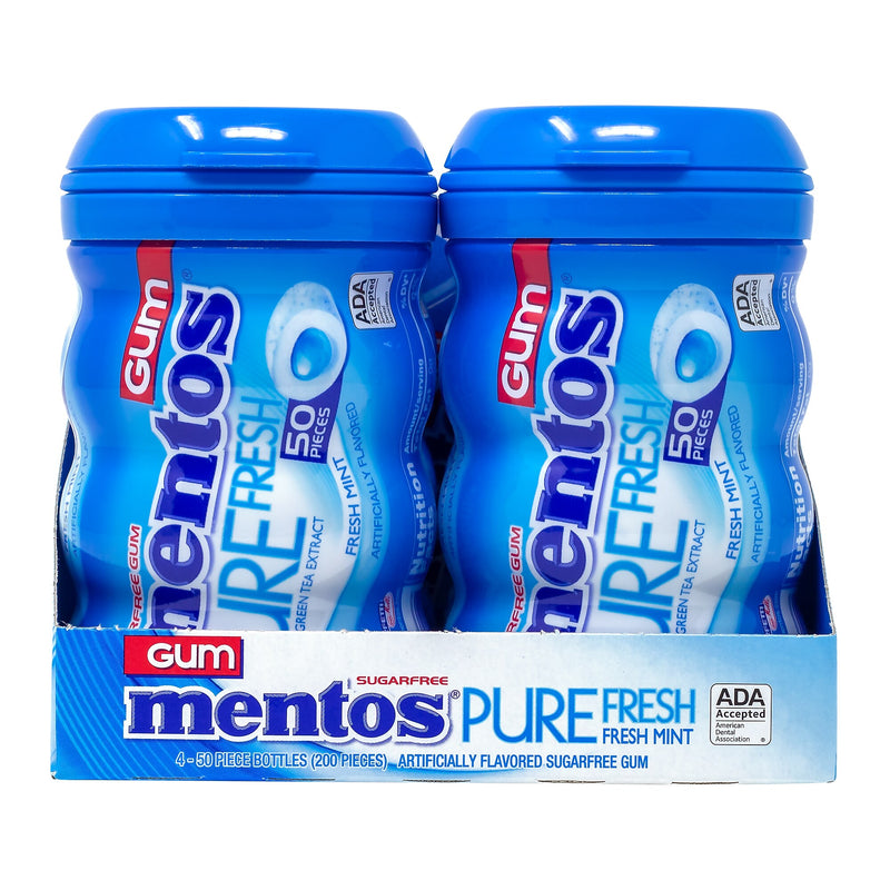Mentos Sugar Free Mint Gum, 200 Pieces/Box, 2/Box (600-00727)