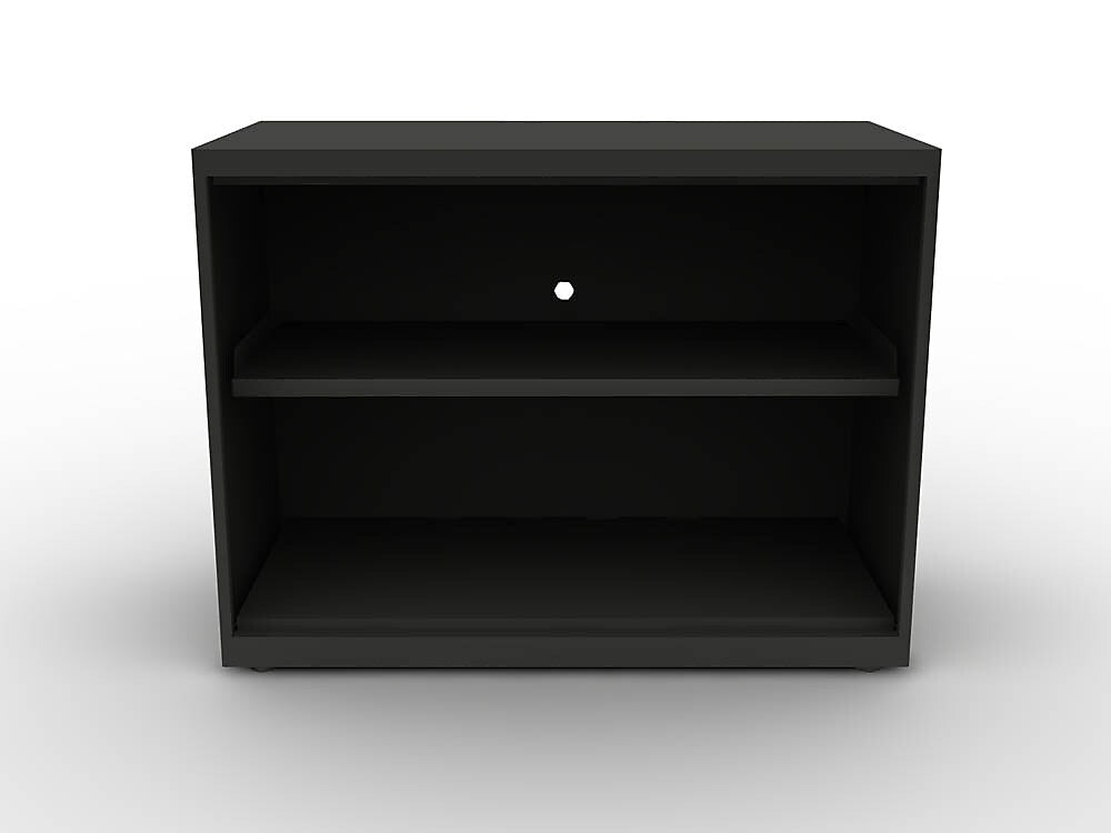 Allsteel Essentials 2-Shelf Bookcase, Flint, 36" Wide (EBC001)