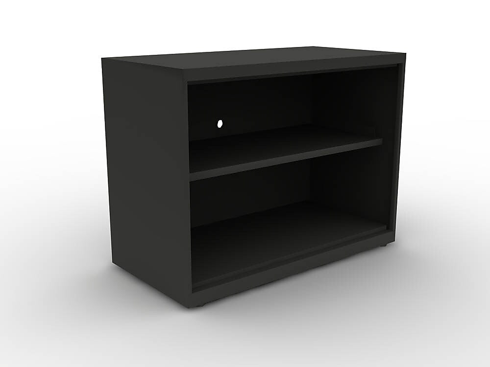 Allsteel Essentials 2-Shelf Bookcase, Flint, 36" Wide (EBC001)