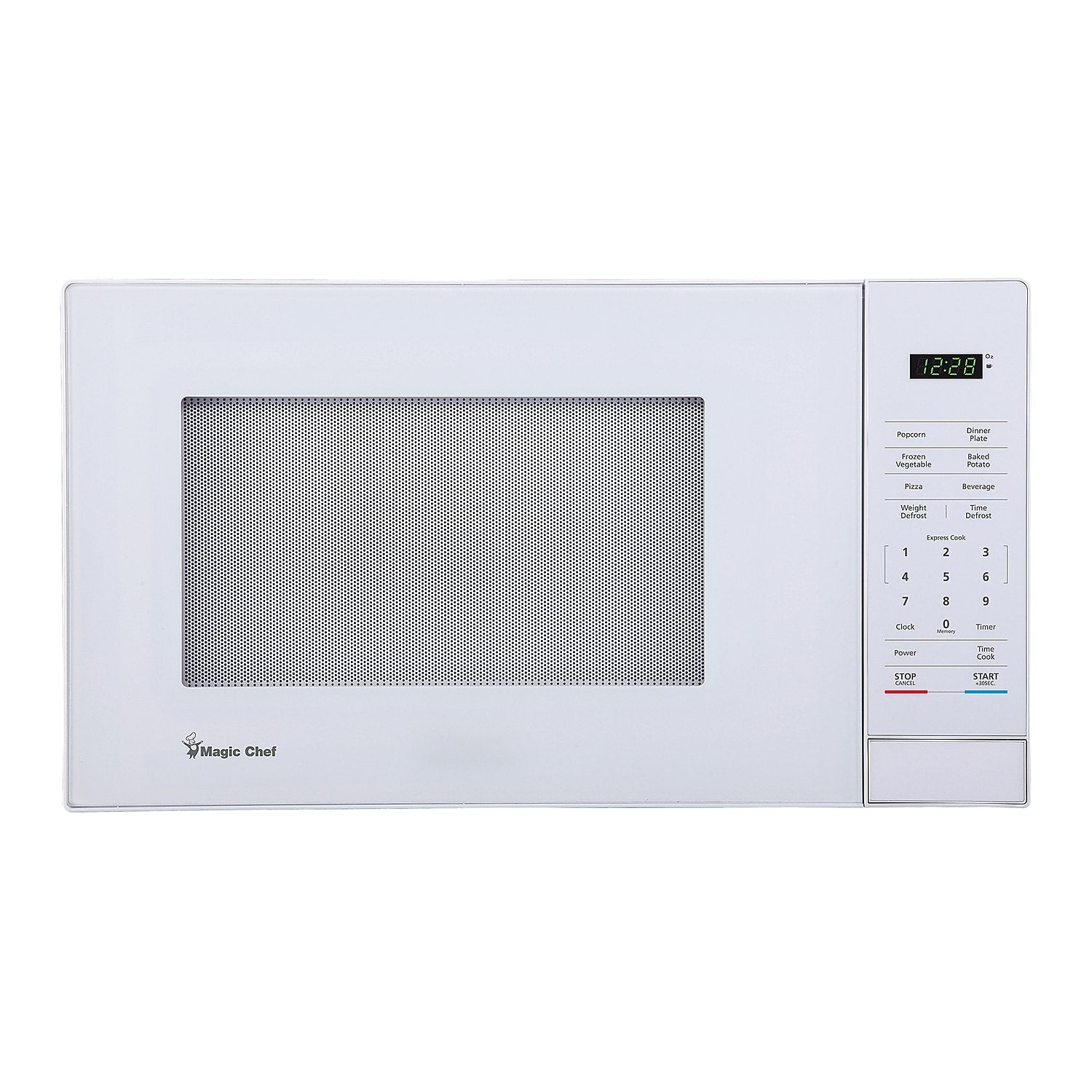Magic Chef 1.1-Cu. Ft. 1000W Digital Touch Countertop Microwave, White (MC110MW)