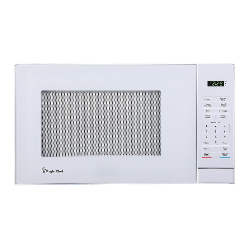 Magic Chef 1.1-Cu. Ft. 1000W Digital Touch Countertop Microwave, White (MC110MW)