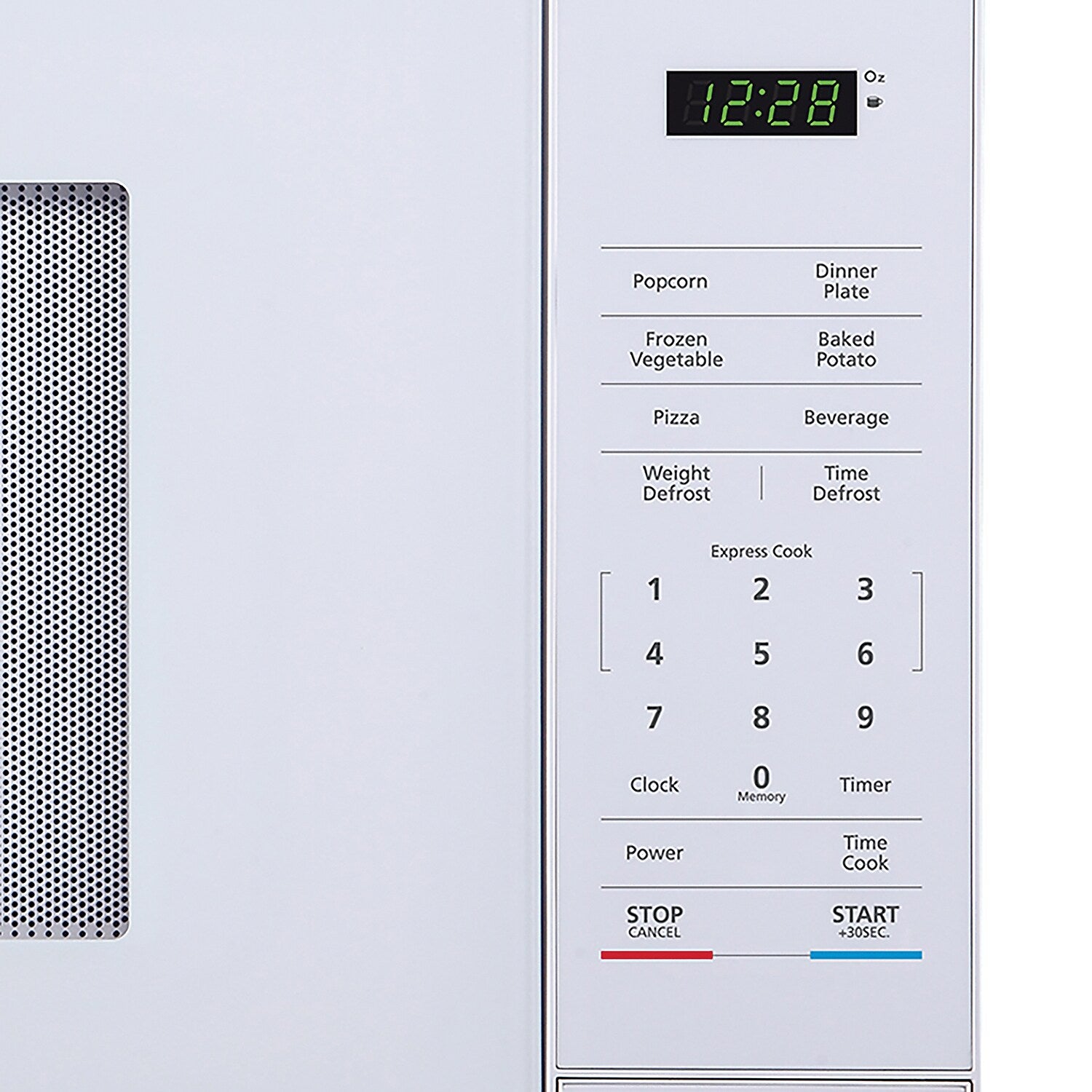 Magic Chef 1.1-Cu. Ft. 1000W Digital Touch Countertop Microwave, White (MC110MW)
