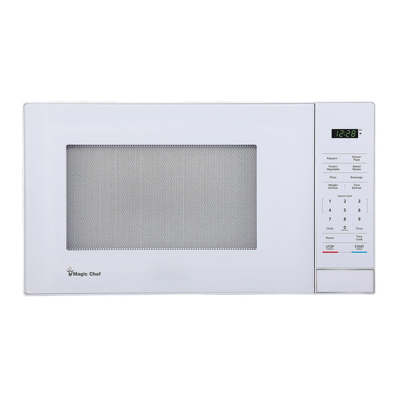 Magic Chef 1.1-Cu. Ft. 1000W Digital Touch Countertop Microwave, White (MC110MW)