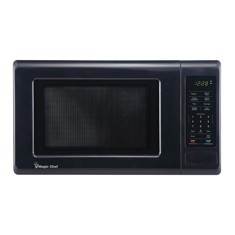Magic Chef 0.9-Cu. Ft. 900W Digital Touch Countertop Microwave, Black (MC99MB)