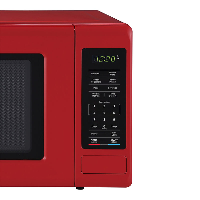 Magic Chef 0.9-Cu. Ft. 900W Countertop Digital Touch Microwave, Red (MC99MR)