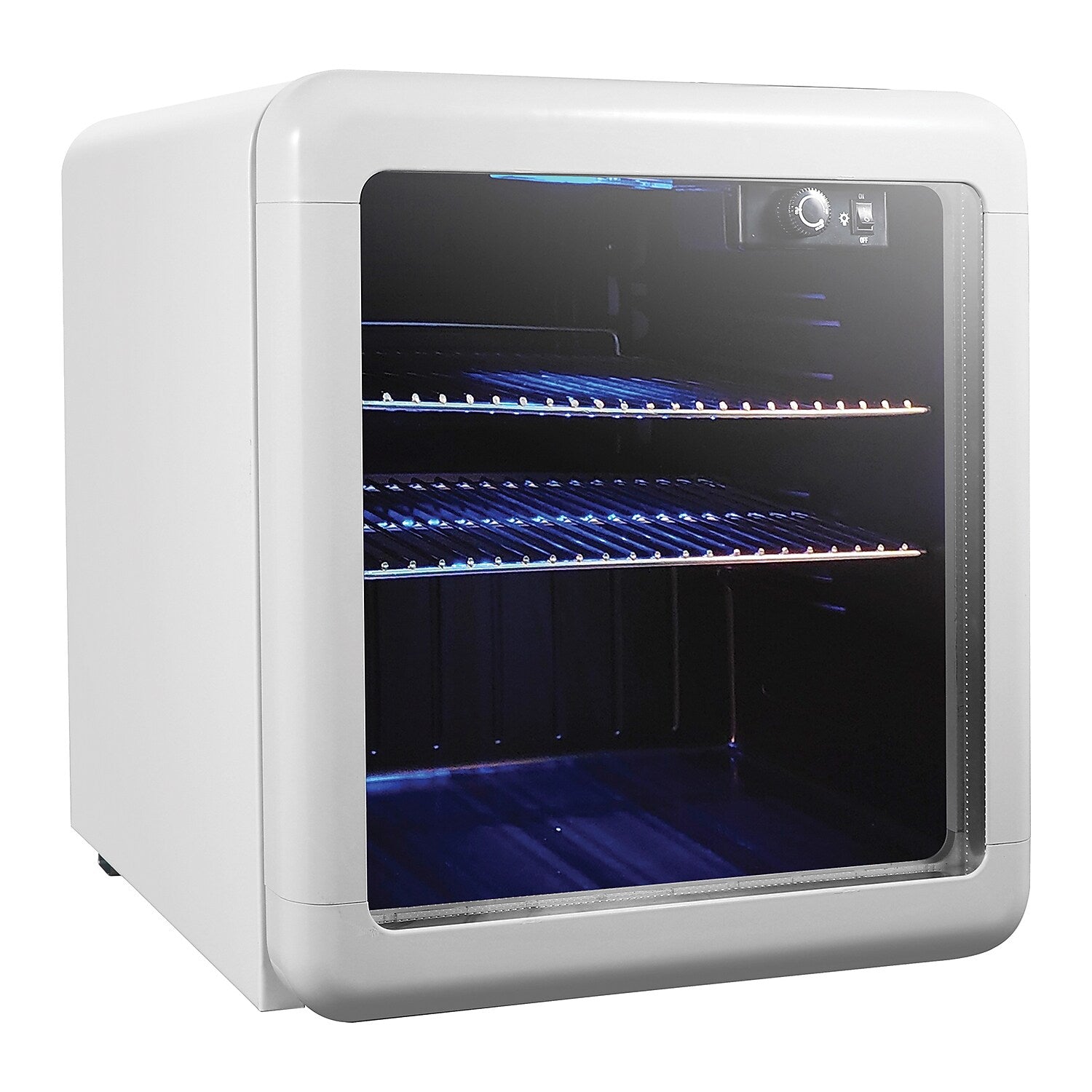 Magic Chef MCB17CHW 1.7-Cu. Ft. Retro Beverage Cooler, White