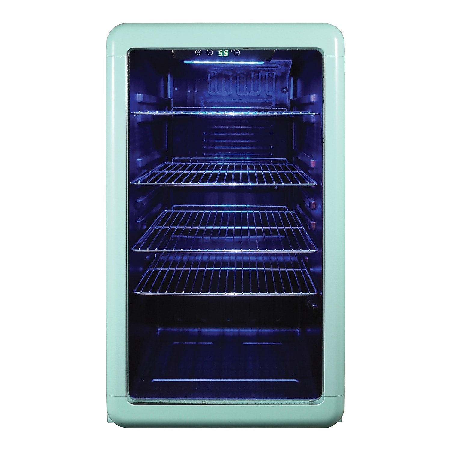 Magic Chef MCB34CHM 3.4-Cu. Ft. Retro Beverage Cooler, Green