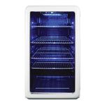 Magic Chef MCB34CHW 3.4-Cu. Ft. Retro Beverage Cooler, White