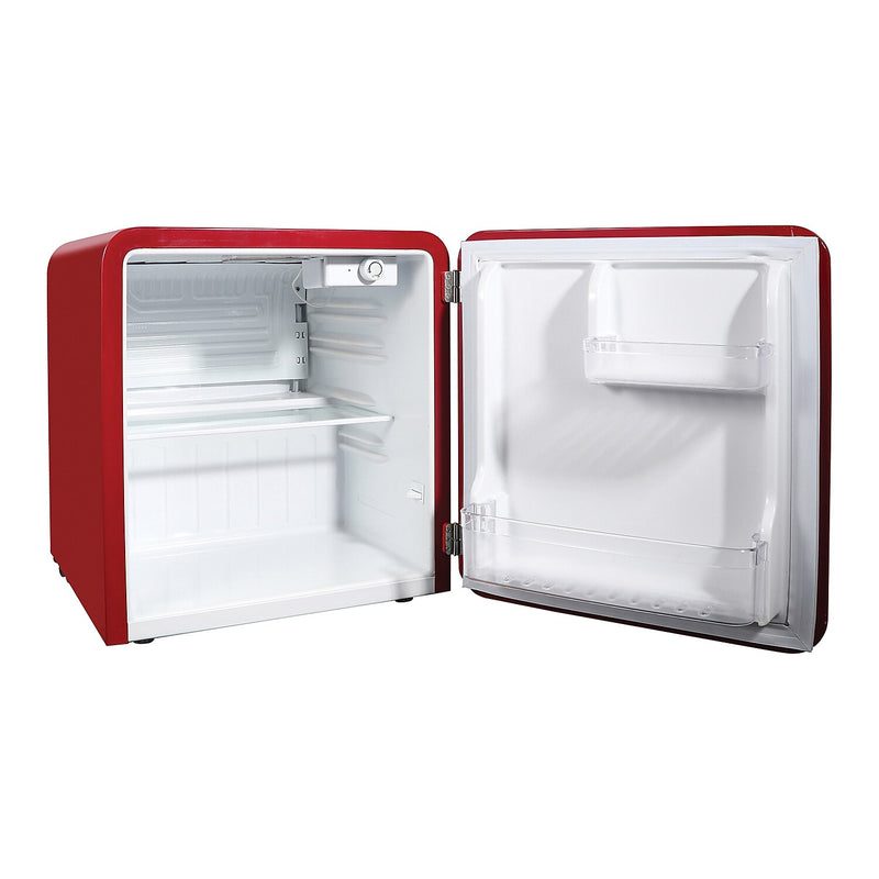 Magic Chef MCR16CHR 1.6-Cu. Ft. Retro Mini Fridge with Manual Defrost, Red