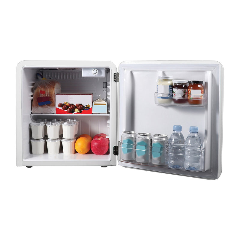 Magic Chef MCR16CHW 1.6-Cu. Ft. Retro Mini Fridge with Manual Defrost, White