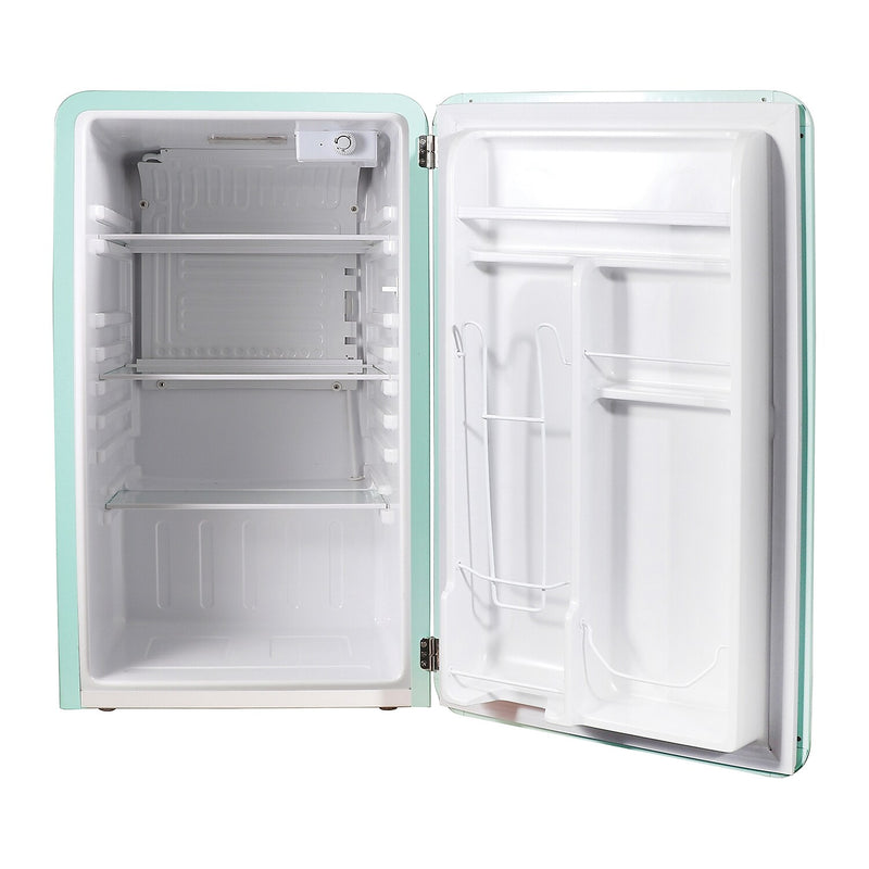 Magic Chef MCR32CHM 3.2-Cu. Ft. Retro Mini Fridge with Manual Defrost, Green