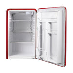 Magic Chef MCR32CHR 3.2-Cu. Ft. Retro Mini Fridge with Manual Defrost, Red