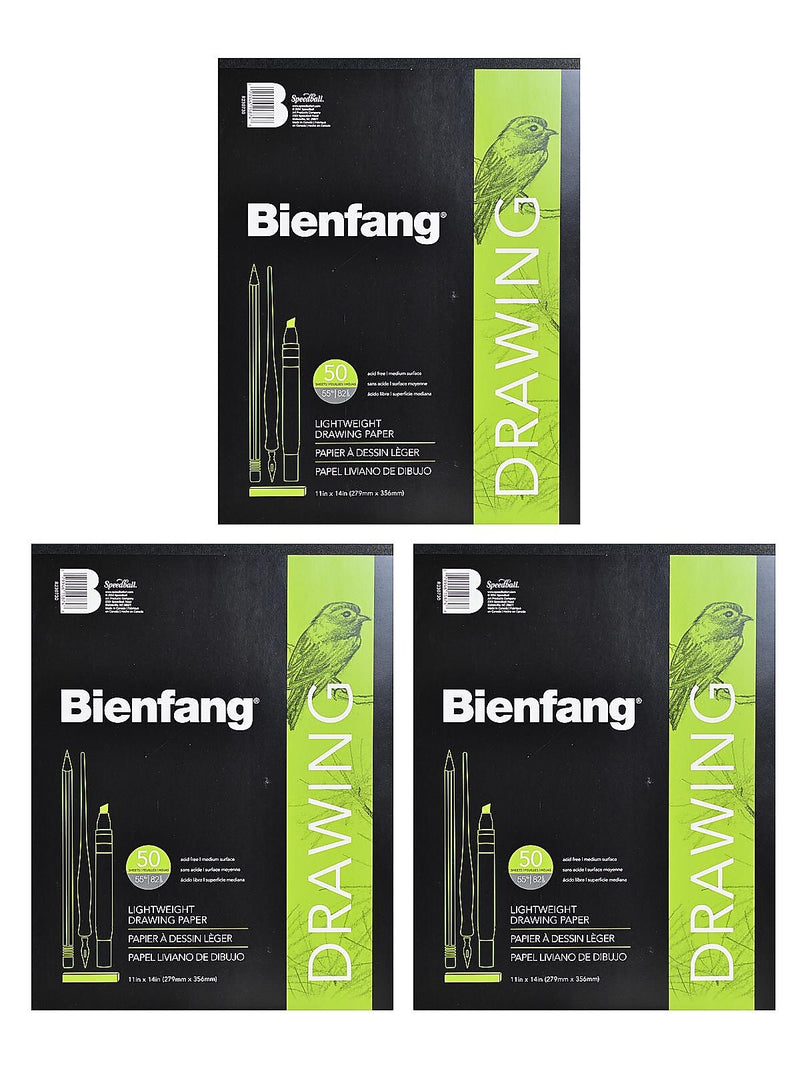 Bienfang 501 Giant Drawing Paper Pad 11 in. x 14 in. pad of 50 [Pack of 3](PK3-R230730)