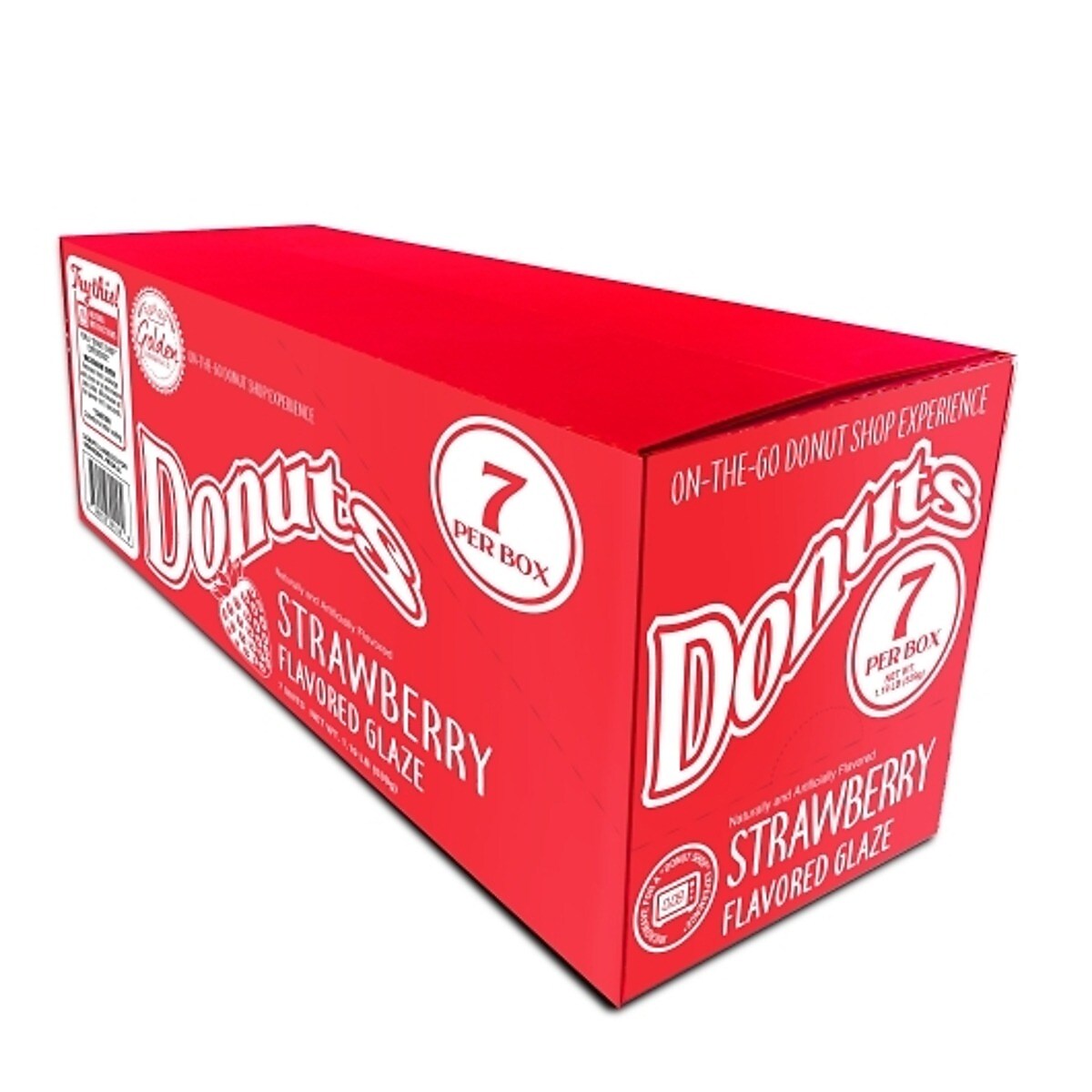 Golden Dough Strawberry Glazed Donut, 2.7 Oz. (307-00395)