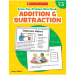 Scholastic Grades 1-3 Solve-the-Problem Mini Books: Addition & Subtraction Workbook