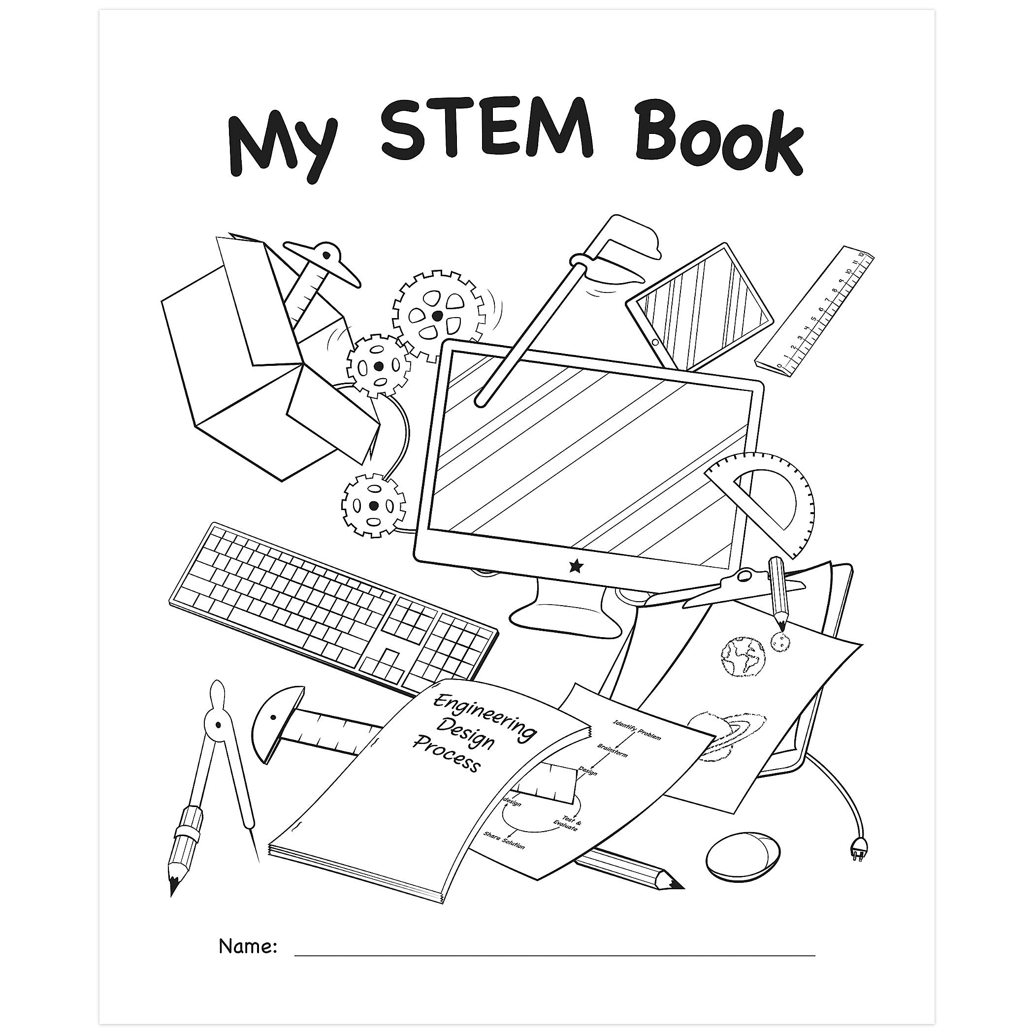 Teacher Created Resources My Own Books: My Own STEM Book Activity Book, 10/Pack
