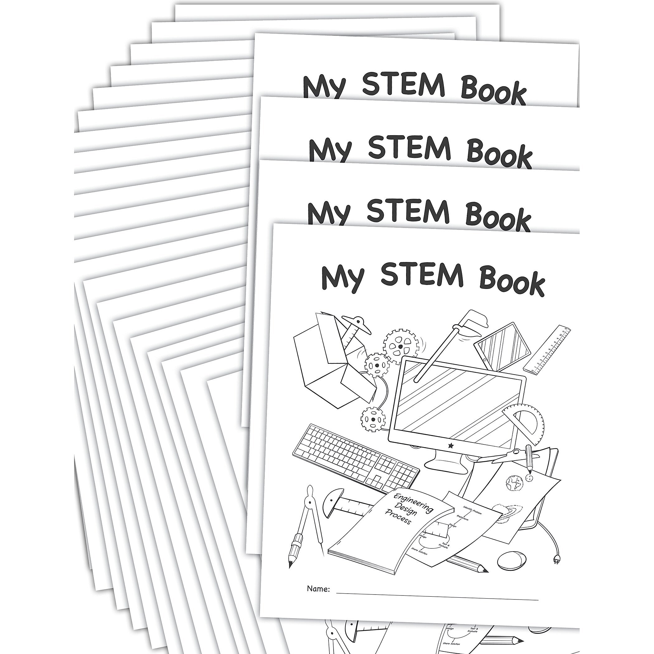 Teacher Created Resources My Own Books: My Own STEM Books Activity Book, 25/Pack