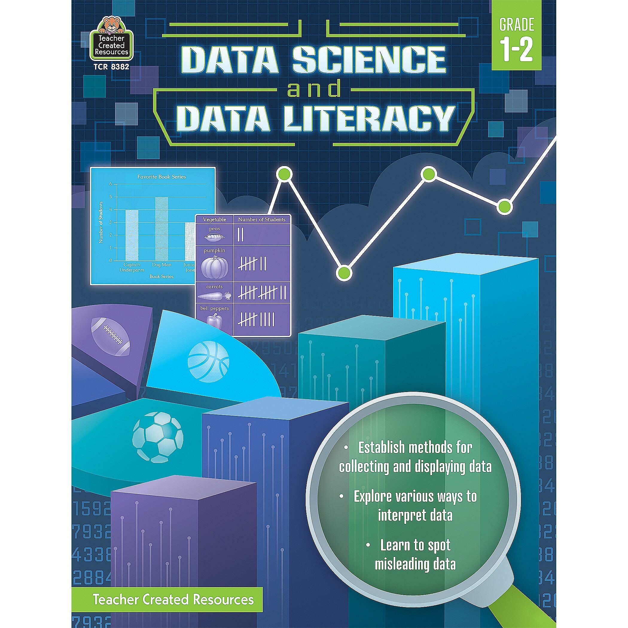 Teacher Created Resources Grade 1-2 Data Science and Data Literacy Workbook