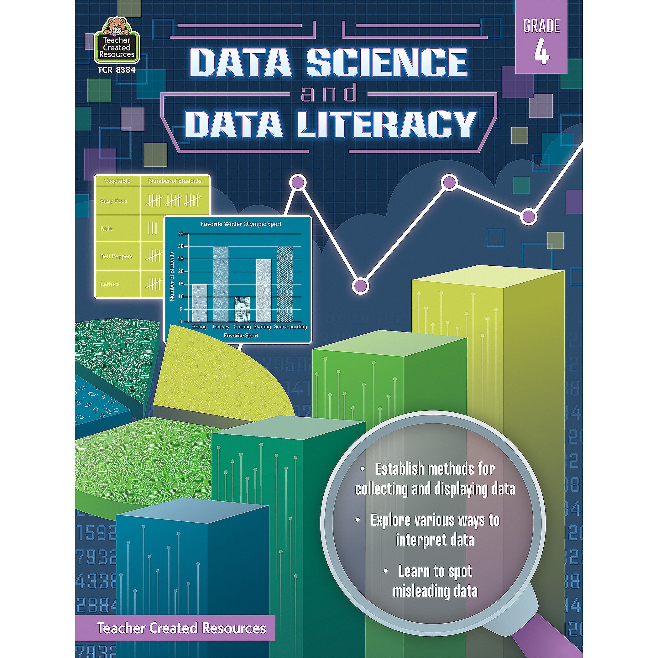 Teacher Created Resources Grade 4 Data Science and Data Literacy Workbook