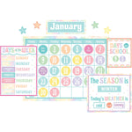 Teacher Created Resources Pastel Pop Calendar Bulletin Board Set, 115/Set (TCR8411)