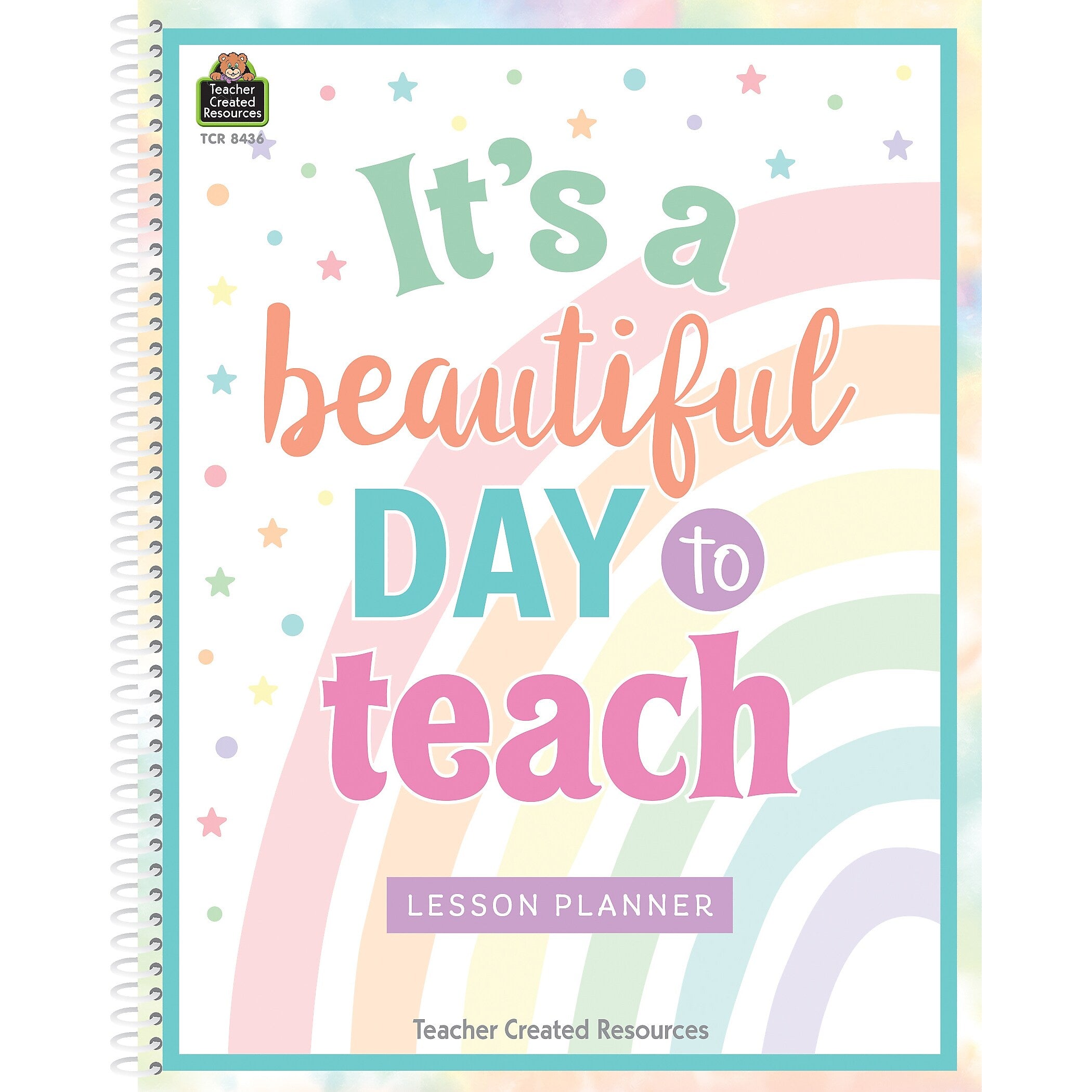 Teacher Created Resources Pastel Pop Lesson Planner, 8.5" x 11", 160 Pages (TCR8436)
