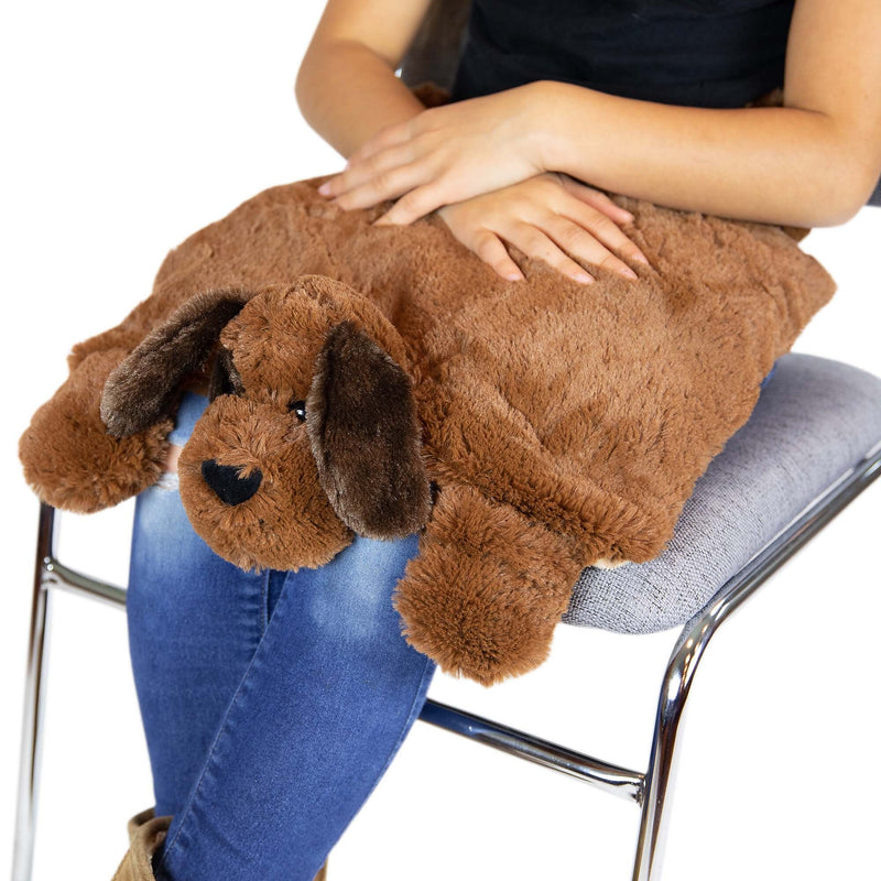 Bouncyband Washable Sensory Plush Lap Pad, Puppy, 15" x 14" (BBALPDO)