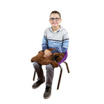 Bouncyband Washable Sensory Plush Lap Pad, Puppy, 15" x 14" (BBALPDO)