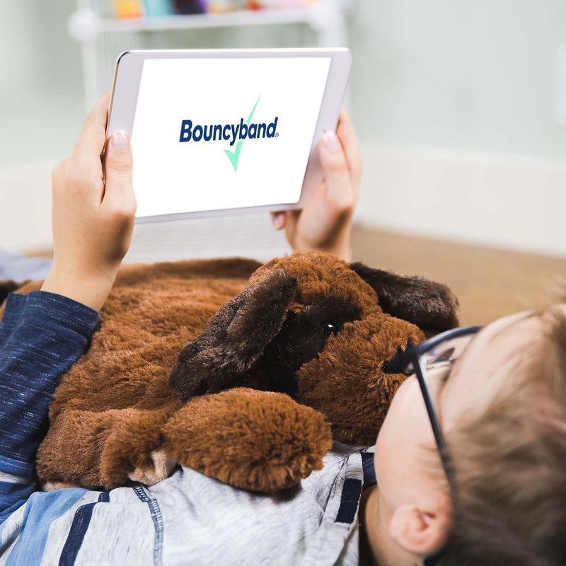 Bouncyband Washable Sensory Plush Lap Pad, Puppy, 15" x 14" (BBALPDO)